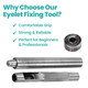 3-Part Eyelet Fixing and Hole Punch Hand Tool Set
